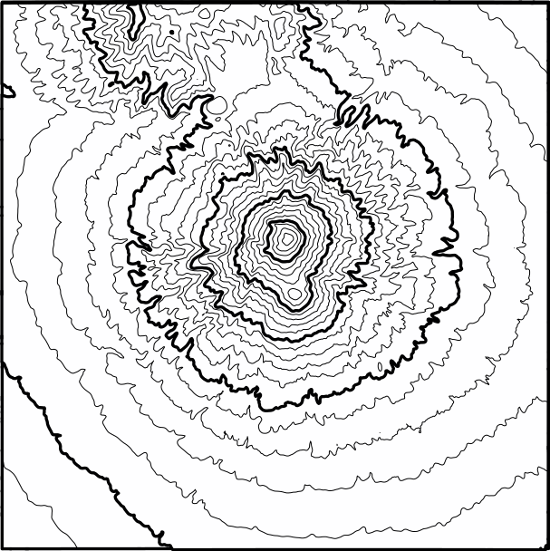 Thickened Contours