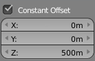 Constant Offset 500m