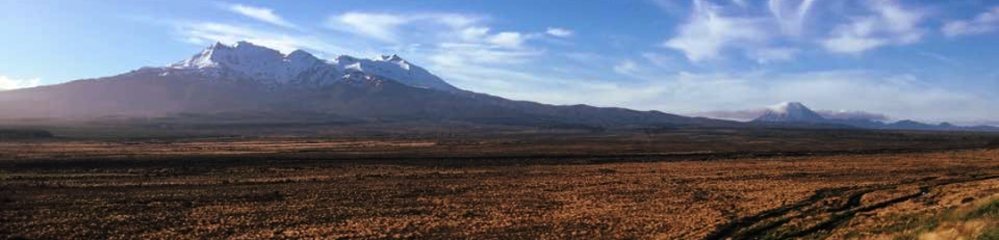 Mt Ruapehu and Rangipo Desert