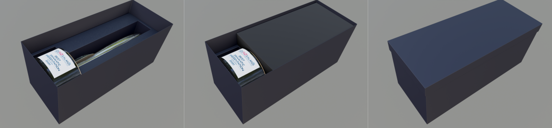 CG Concept for Hugo Shipping Box