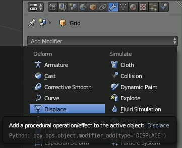 06 Add Displace Modifier